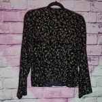 Norton Mcnaughton  VINTAGE BLACK VELOUR GOLD SCROLL STITCH DRESS JACKET 8 Photo 1