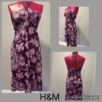 H&M  Purple Sleeveless Halter Dress Photo 1