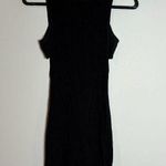 Ricky x 360 Sweater black ribbed cut out side mini dress Size XS Photo 0