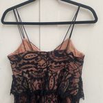 Nanette Lepore NWT  Sz 4 Mini Slip Dress Black Lace Peplum V-neck Romantic Goth Photo 10