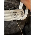 Mon Renn Winslow Midi Dress Linen Strapless Black Minimalistic Women Size‎ M/10 Size M Photo 8