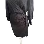 The Kooples  Black Star Print Wrap Dress Size 3 US Large Photo 1