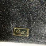 Betsey Johnson Cat Crossbody Bag Glitter Rhinestone Fabric Chain Strap Luv Photo 2