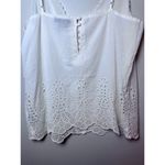 Paige  WHITE TANK TOP WITH WITH EMBROIDERY DESIGN SIZE S Photo 7
