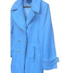 Anne Klein White Angora Wool Peacoat Double Breasted Jacket Size Large (40) Photo 4