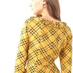 Urban Outfitters OB886261 Kristen Yellow Black Plaid Ruffle Mini Dress $69 EUC L Photo 11