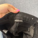 American Eagle Black Distressed Curvy Hi Rise Jeggings Size 6 Regular Photo 2