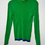 Tory Burch  green and blue stretch sweater Photo 0