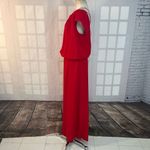 Ba&sh wolga solid cherry red strappy maxi dress size 2 or medium Photo 8