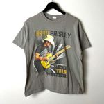 Brad Paisley Country Rock Music Tour Graphic T Shirt Medium Tee Unisex Fit Gray Photo 0