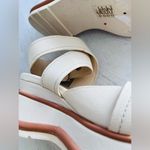 Anthropologie  Elvio Zanon Sport Sandals in Cream Size 36 NWOT $170 Photo 7