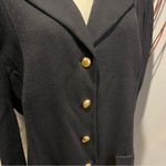 St. John Collection 🌺 BLACK KNIT GOLD BUTTON BLAZER SIZE 14🌺 Photo 1
