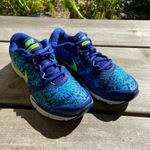 Nike Womens Sneakers Sz 6.5 In-Season Print Blue Lagoon Volt Royal Blue Training Photo 4