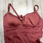 Kona Sol  Women's‎ Gathered One Piece Swimsuit Pink Size Small Photo 2