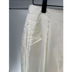 Hirsch Timber Pleated Women's White Chino Pants Size‎ Large Photo 3