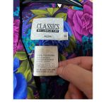 Leslie Fay Vintage Classics By 80s Floral Paisley Print Dress Size 14 petite Photo 4