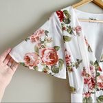 Show Me Your Mumu Rosie Posie Marianne Wrap Maxi Dress in Pink & White, Size XS Photo 10