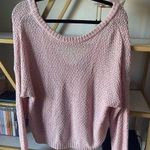 Missguided  Pink Low Back Sweater Photo 0