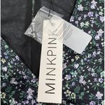 MINKPINK REVOLVE Rivera V Neck Ruched Top in Multi NWT Size M Floral Black Photo 4