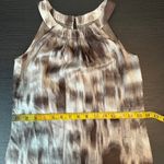 Esprit  Collection Gray Tie Dye Silk Halter Neck Sleeveless Midi Dress Size 0 Photo 10