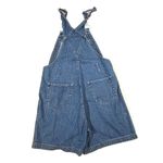Bill Blass  Overalls Jeans Shorts Vtg Bibs Shortalls Pockets Med. Wash Sz Medium Photo 3