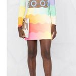 CASABLANCA Waist Cut Bodycon Dress in Rainbow 36 New Mini Cocktail Womens Pink Size undefined Photo 10