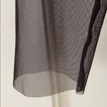 Chan Luu NWOT SZ M sheer  black top Photo 4
