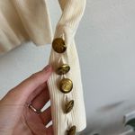 ALC Frank ALC DUNHAM RIBBED CREW NECK SWEATER GOLD BUTTONS Photo 4