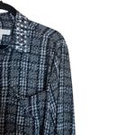 Michael Kors  Top Women 2X Multicolor Houndstooth Button Up Shirt Collared Blouse Photo 2