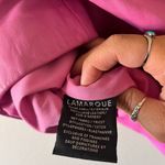 LAMARQUE Inaya Hot Pink Mini Leather Skirt Size S Photo 5