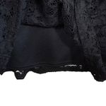 Laundry by Shelli Segal  Black Lace Knee Length Dress 8 Photo 4