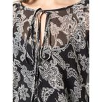 💕NILI LOTAN💕 Acadia Silk Blouse ~ Black Paisley Size XS Photo 7