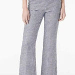 J.Crew  Hayden Gingham Linen Blend Pants size 6 Photo 0