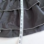 ZARA Black Ruffle Tiered Long Sleeve Crewneck Midi Dress size L Photo 5