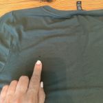 Eileen Fisher  Jersey T-Shirt Dress Sz Small Forest Green Midi Stretchy Soft EUC Photo 6