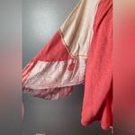 Free People Women's Friday Fever Pattern Mix Blouse Top Dolman Sleeves Size XS Photo 3