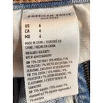 AMERICAN EAGLE DENIM MOM SHORTS STRETCH WOMENS SIZE 6 Blue Photo 2