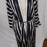 Wilfred ‎ Aritzia Womens Navy White Striped Durante Robe XS Photo 0