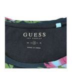 Guess  Floral Baby Doll Tee Cotton Tshirt Sequins Roses Size Medium Y2K Photo 4