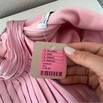 Mac Duggal NWT 26992 Halter Pleated Maxi Dress in Pink Photo 9