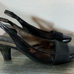 Naturalizer  Black Leather Comfort heels Photo 0