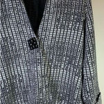 Parsley & Sage Jacket Womens Medium Artsy Blazer‎ Lagenlook Funky Office Church Black Photo 0