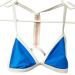 Tory Burch Sport Color Block Bikini Top Size XS Swimwear Blue Photo 0