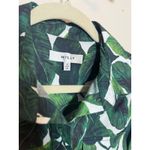 Milly Banana Leaf West Long Sleeve Mini Shirt Dress Women’s Size 4 Photo 4