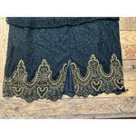 Laurence Kazar #22 Women's Black and Gold Beaded Dress by , Sz: 2X Photo 9