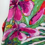 Claire Desjardins Where Butterflies and Bees Are Top 3X Floral Linen Artsy Flowy Green Photo 5