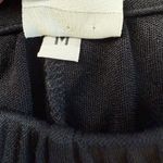 Eileen Fisher Woman Black Straight Ankle Pullon Pants Stretch Jersey Knit Medium Photo 1