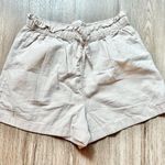 Uniqlo Women's Off White Linen Cotton Shorts Size S LIKE NEW Photo 0