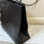 Moschino Couture Black Leather Tote Bag Gold Logo Large Shopper W/ Dust Bag NWT Photo 10