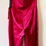 Trixxi Red Satin Tube Top Jumpsuit Photo 9